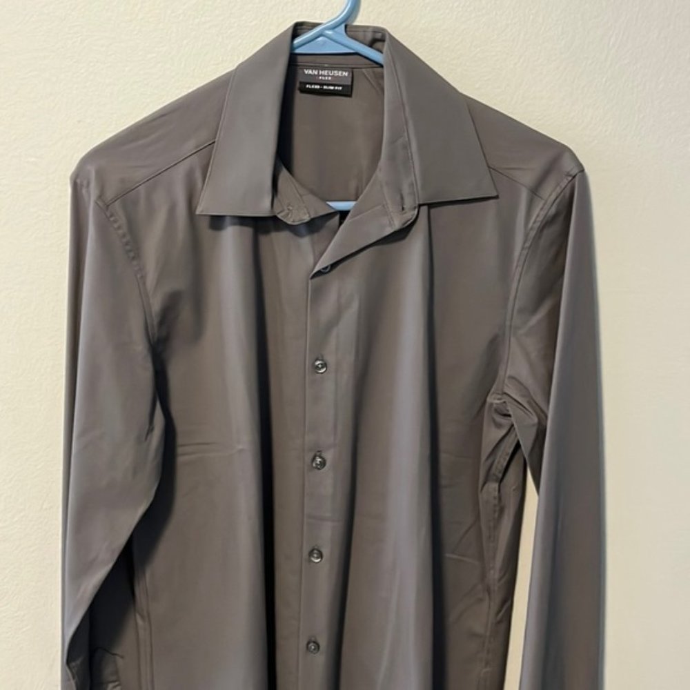 Mens Van Heusen Flex Slim Fit Dress Shirt